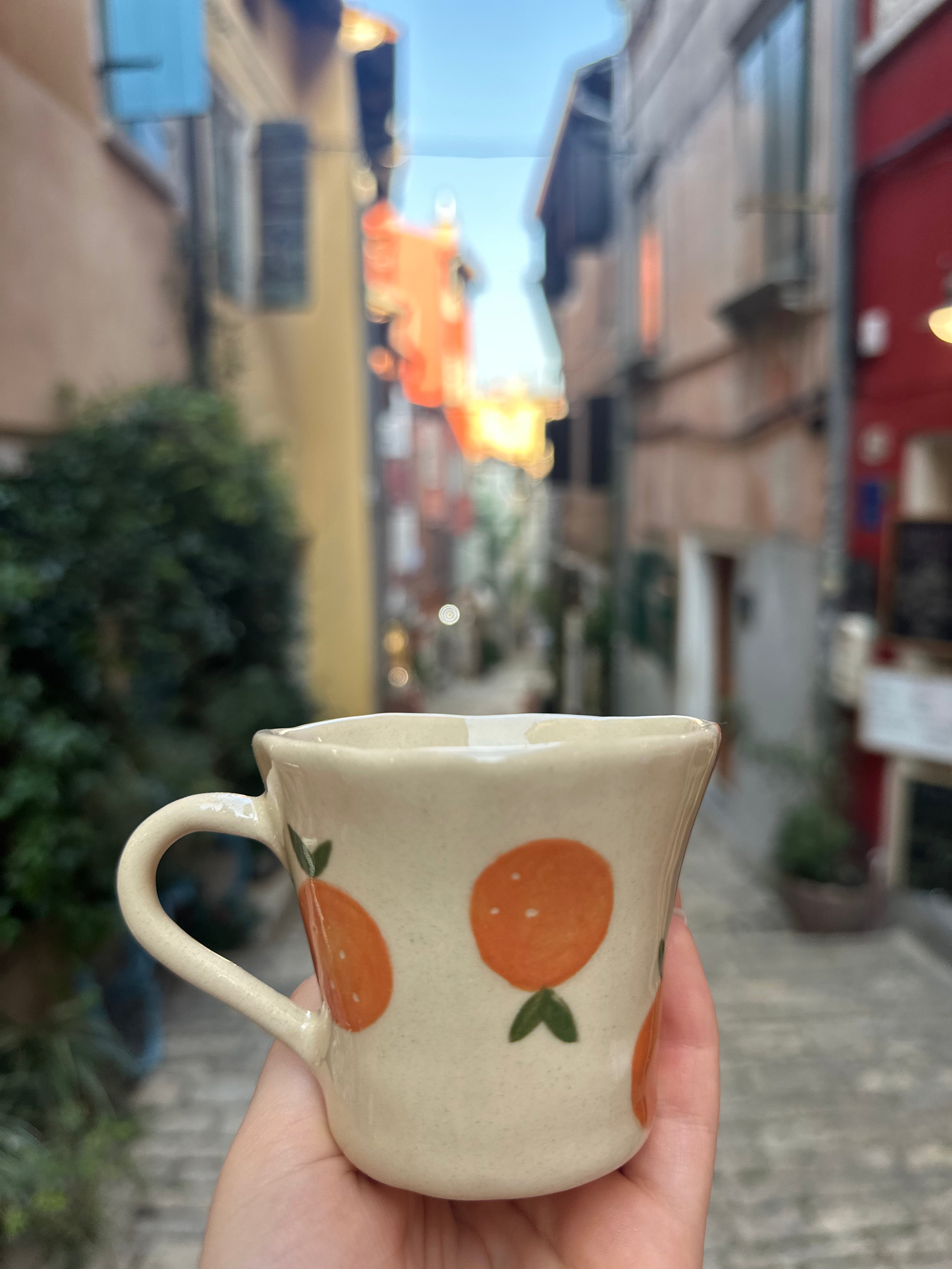 Espresso cup with a plate