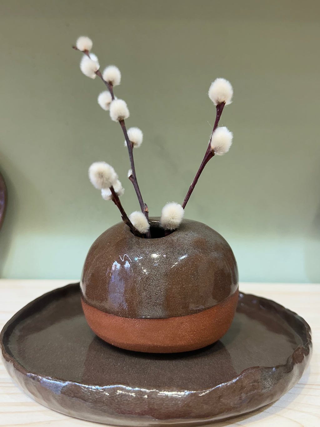 Mini brown vase