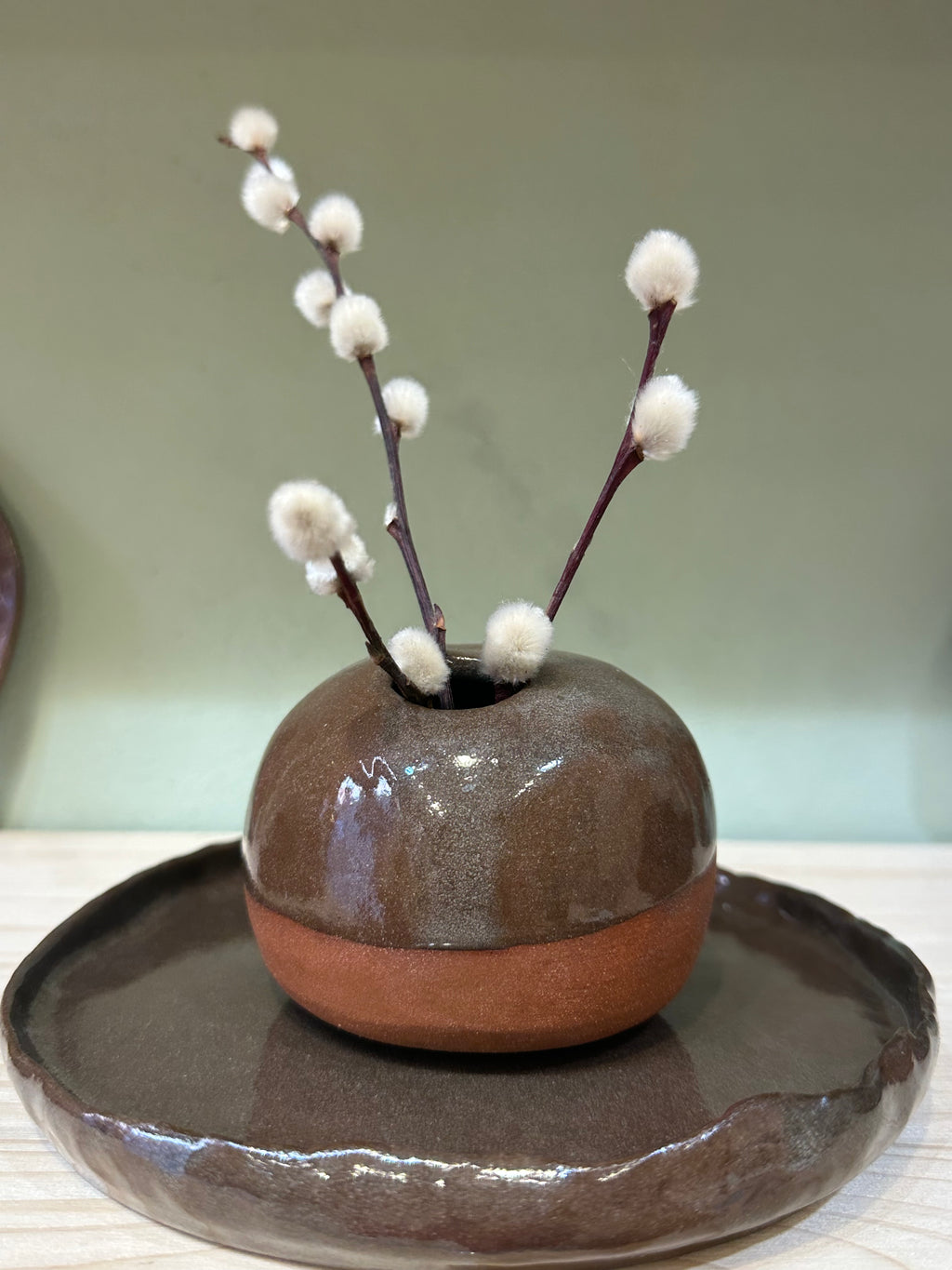 Mini brown vase