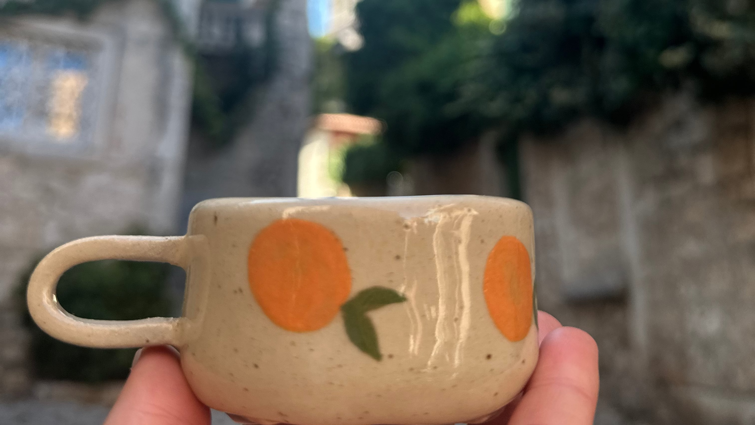 Espresso cup orange